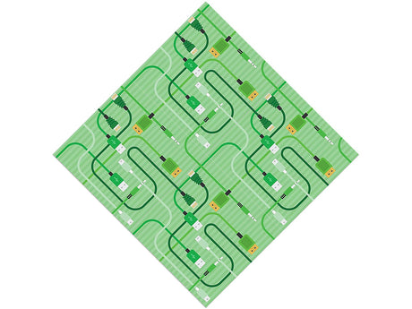 Green Cords Technology Vinyl Wrap Pattern~Rwraps Series 914 Digitally Printed Vinyl Wrap~0