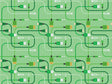 Green Cords Technology Vinyl Wrap Pattern~Rwraps Series 914 Digitally Printed Vinyl Wrap~0