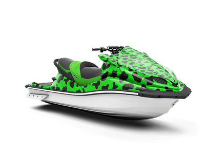 Green Cow Jet Ski Vinyl Customized Wrap