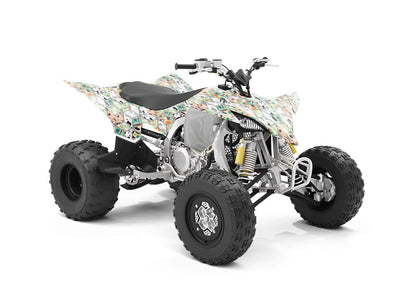 Green Cube Tile ATV Wrapping Vinyl