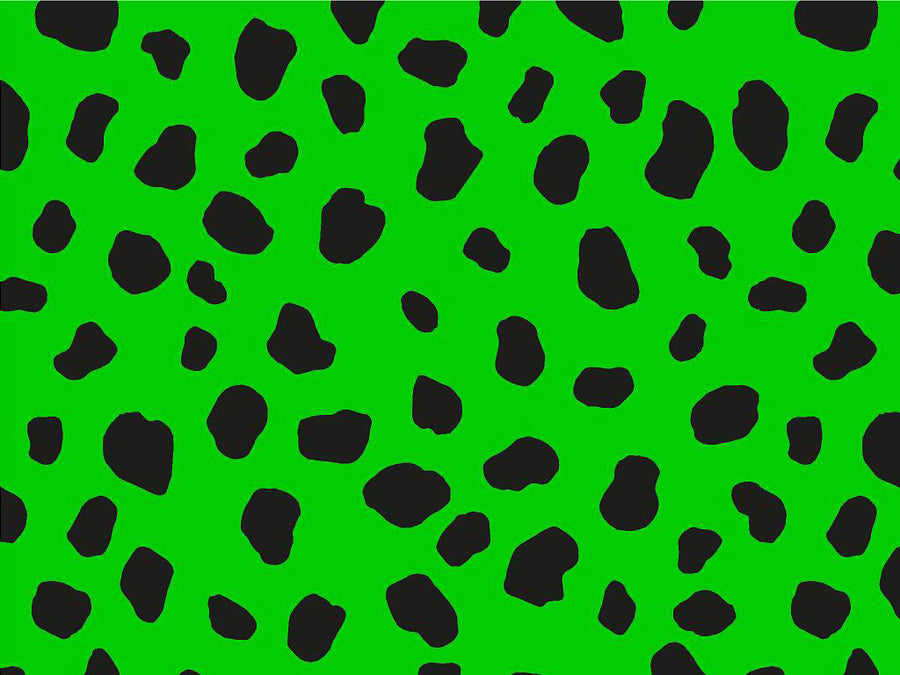 Green Dalmation Vinyl Wrap Pattern~Rwraps Series 914 Digitally Printed Vinyl Wrap~0