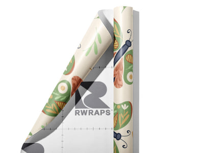 Green Environment Bug Wrap Film Sheets~Rwraps Series 914 Green Environment Bug Scrolled Sheet~3