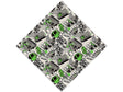 Green Free Style Graffiti Vinyl Wrap Pattern