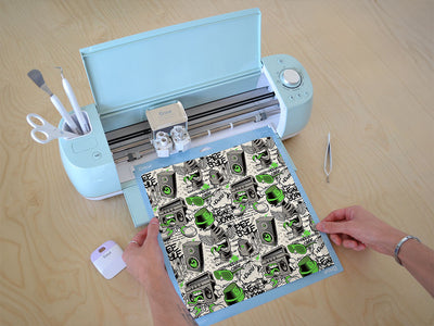 green free style graffiti Cricut Compatible Vinyl