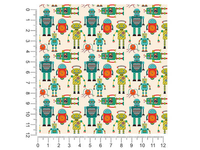 green gearheads science fiction 1ft x 1ft Craft Sheets