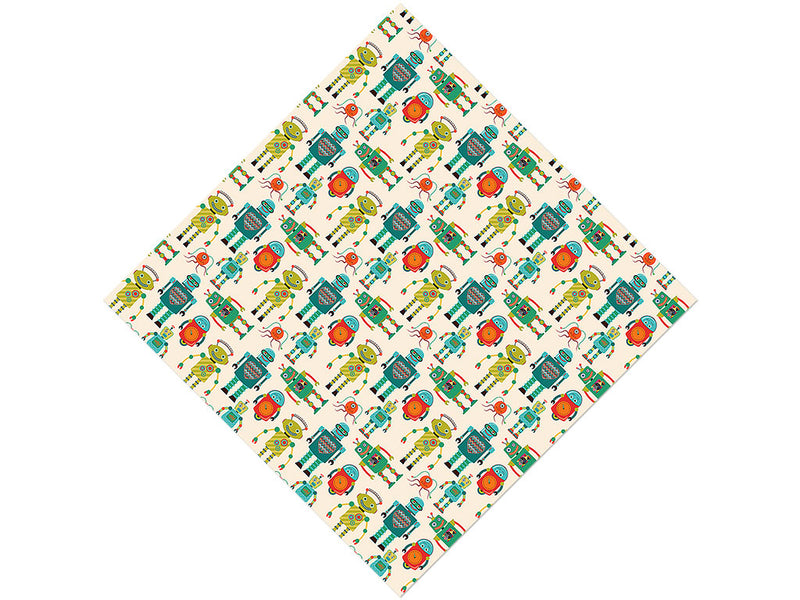 Green Gearheads Science Fiction Vinyl Wrap Pattern