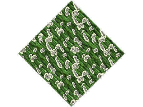 Green Improved Vegetable Vinyl Wrap Pattern