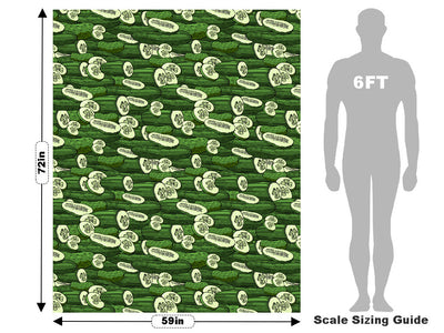 Green Improved Vegetable Vehicle Wrap Scale~Rwraps Series 914 Green Improved Vegetable Measurements~1