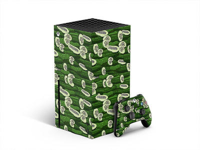 green improved vegetable XBOX DIY Decal