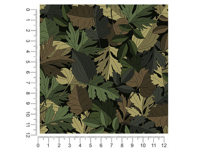green leaf floral 1ft x 1ft Craft Sheets