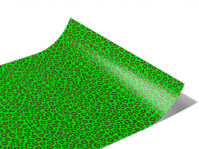 Green Leopard Vinyl Wraps~Rwraps Series 914 Digitally Printed Vinyl Wrap~1
