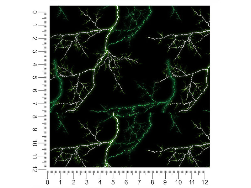 green lightning lightning 1ft x 1ft Craft Sheets