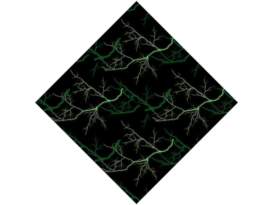 Green Lightning Vinyl Wrap Pattern