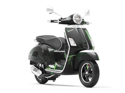 Green Lightning Vespa Scooter Wrap Film
