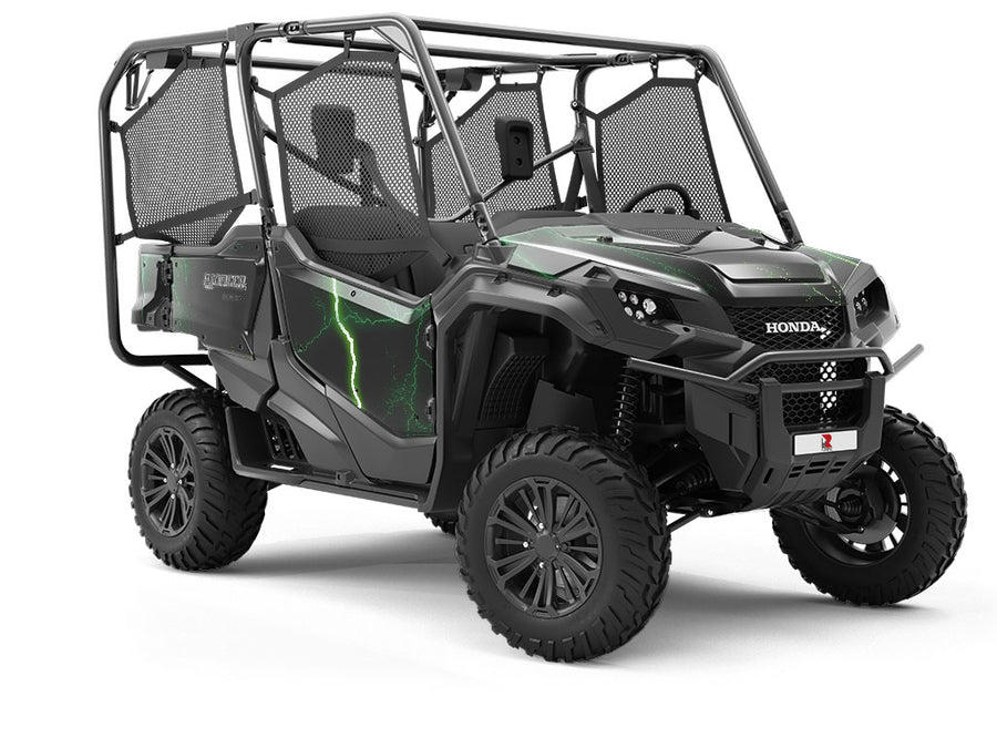 Green Lightning Utility Vehicle Vinyl Wrap