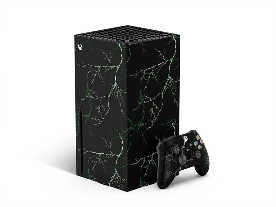 green lightning lightning XBOX DIY Decal
