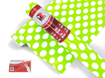 green lizard polka dot Craft Vinyl Roll