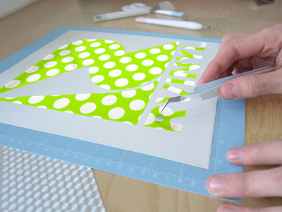 green lizard polka dot Easy Weed Craft Vinyl