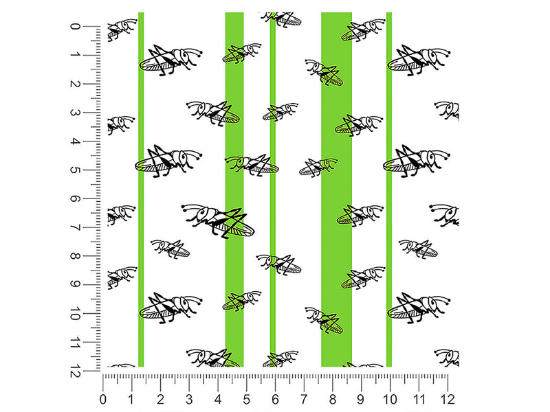 green locusts bug 1ft x 1ft Craft Sheets