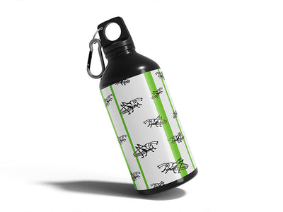 green locusts bug Water Bottle DIY Stickers