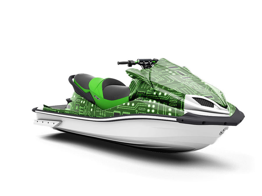 Green Love Technology Jet Ski Vinyl Customized Wrap