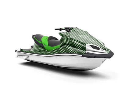 Green Machine Polka Dot Jet Ski Vinyl Customized Wrap