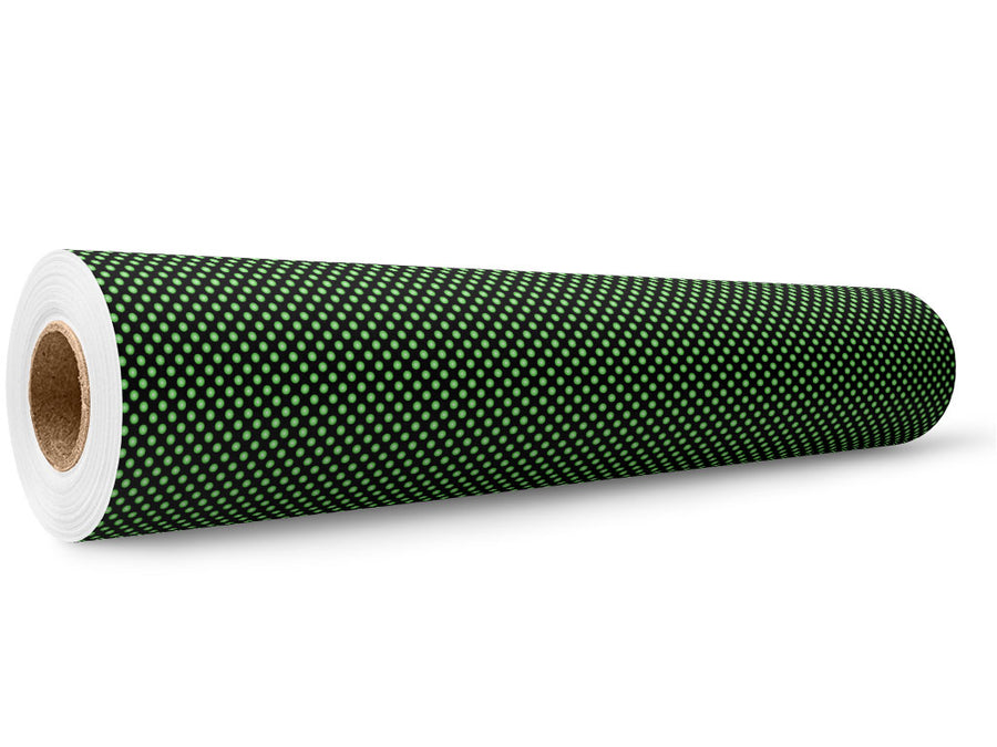Green Machine Polka Dot Wrap Film Wholesale Roll~Rwraps Series 914 Digitally Printed Vinyl Roll~5