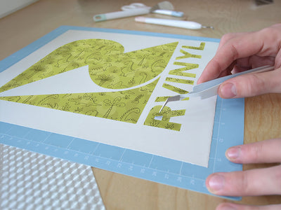 green machines dinosaur Easy Weed Craft Vinyl