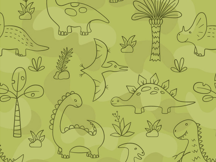 Green Machines Dinosaur Vinyl Wrap Pattern~Rwraps Series 914 Digitally Printed Vinyl Wrap~0