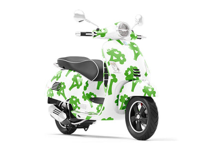 Green Magic Vegetable Vespa Scooter Wrap Film