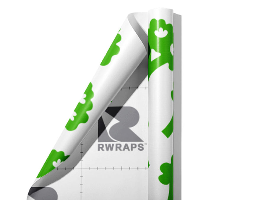 Green Magic Vegetable Wrap Film Sheets~Rwraps Series 914 Green Magic Vegetable Scrolled Sheet~3