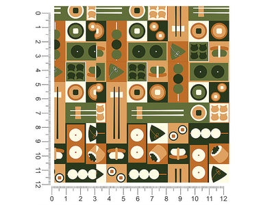 green meat japanese 1ft x 1ft Craft Sheets