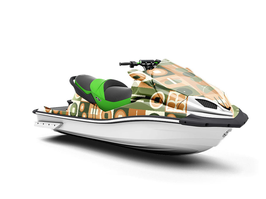 Green Meat Food Jet Ski Vinyl Customized Wrap