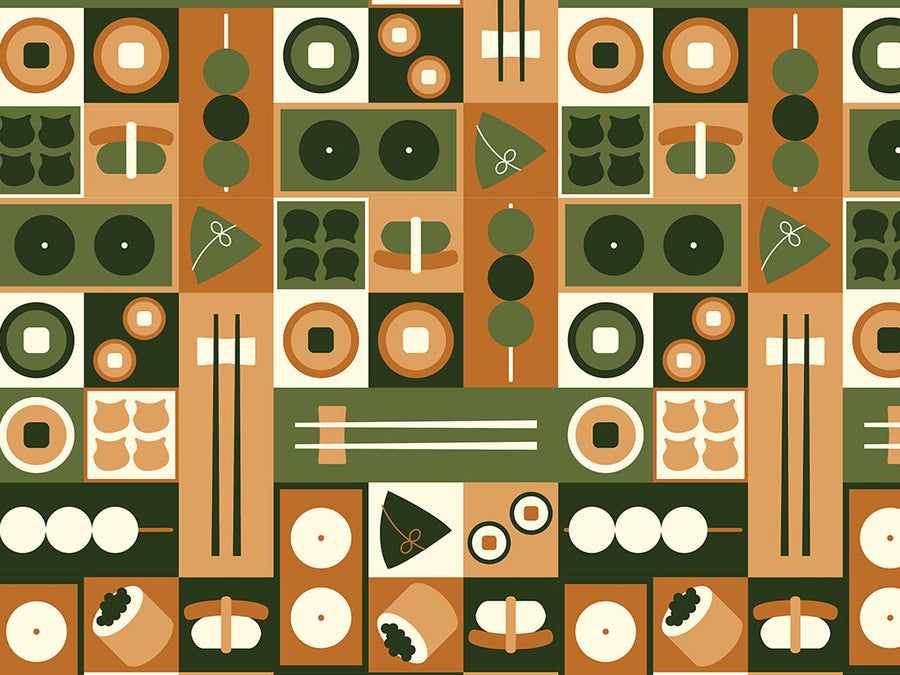 Green Meat Food Vinyl Wrap Pattern~Rwraps Series 914 Digitally Printed Vinyl Wrap~0