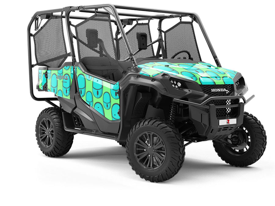 Green Mice Technology Utility Vehicle Vinyl Wrap