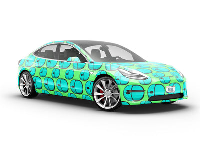 Green Mice Technology Vehicle Vinyl Wrap