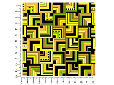 green monster art deco 1ft x 1ft Craft Sheets