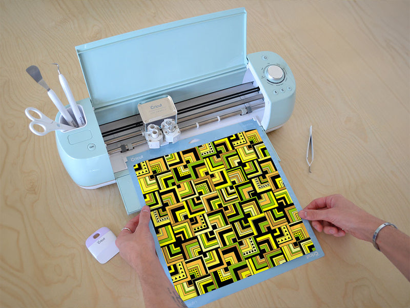 green monster art deco Cricut Compatible Vinyl