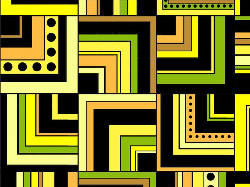 Green Monster Art Deco Vinyl Wrap Pattern~Rwraps Series 914 Digitally Printed Vinyl Wrap~0