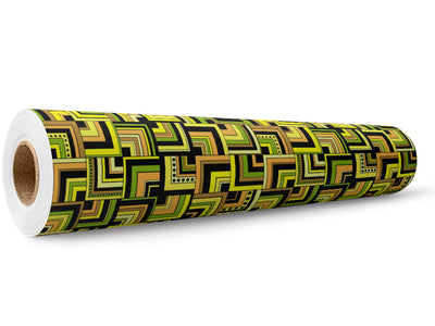 Green Monster Art Deco Wrap Film Wholesale Roll~Rwraps Series 914 Digitally Printed Vinyl Roll~5