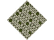 Green Mossy Brick Vinyl Wrap Pattern
