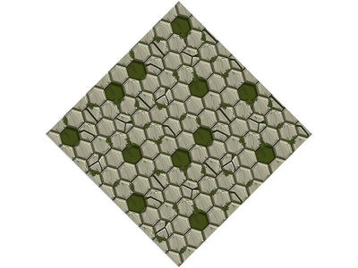 Green Mossy Brick Vinyl Wrap Pattern