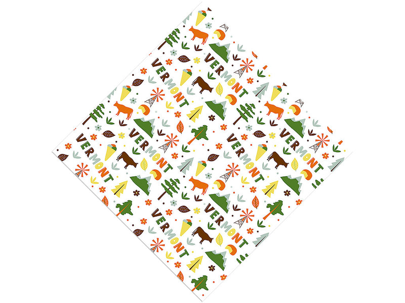 Green Mountain Americana Vinyl Wrap Pattern
