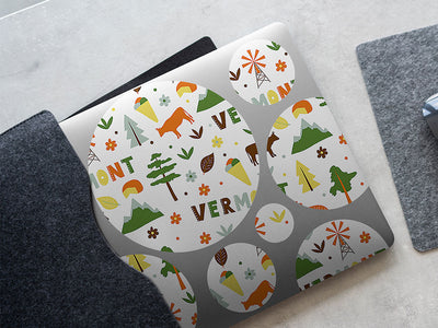 green mountain  DIY Laptop Stickers