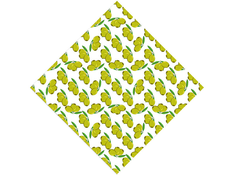 Green Olives Greco Roman Vinyl Wrap Pattern