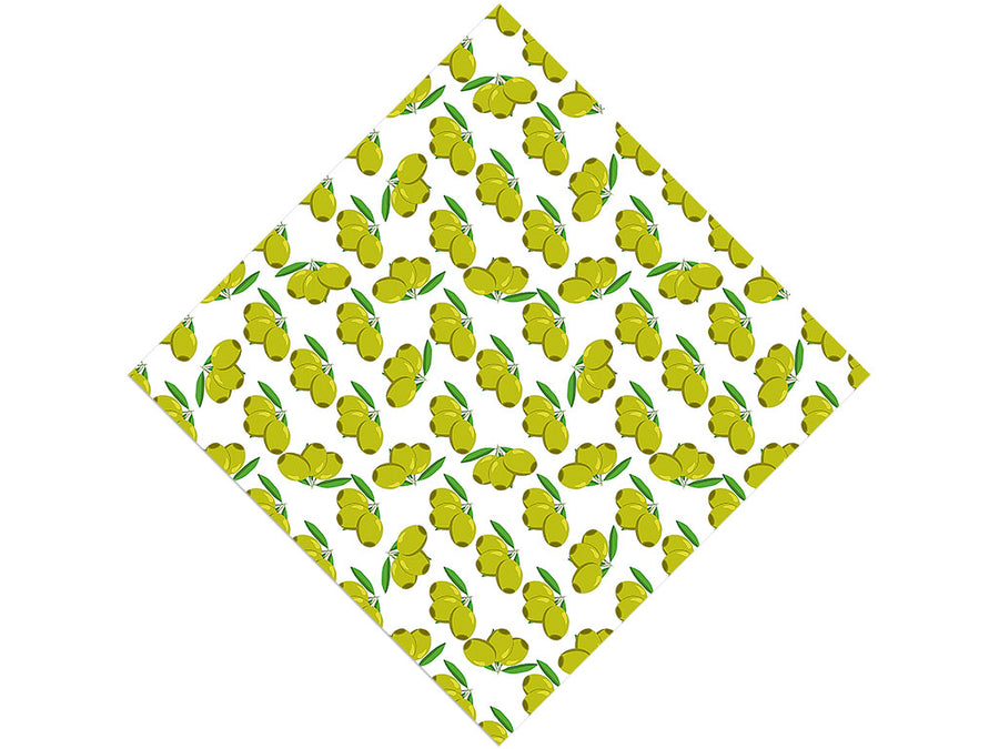 Green Olives Greco Roman Vinyl Wrap Pattern