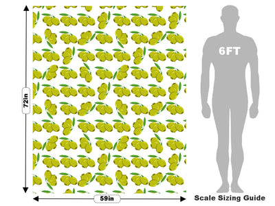 Green Olives Greco Roman Vehicle Wrap Scale~Rwraps Series 914 Green Olives Greco Roman Measurements~1