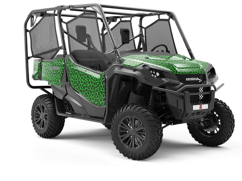 Green Panther Utility Vehicle Vinyl Wrap