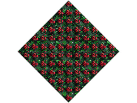 Green Passion Gothic Vinyl Wrap Pattern