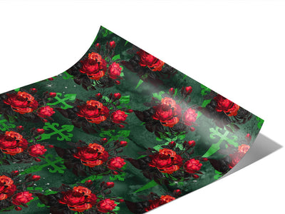 Green Passion Gothic Vinyl Wraps~Rwraps Series 914 Digitally Printed Vinyl Wrap~0